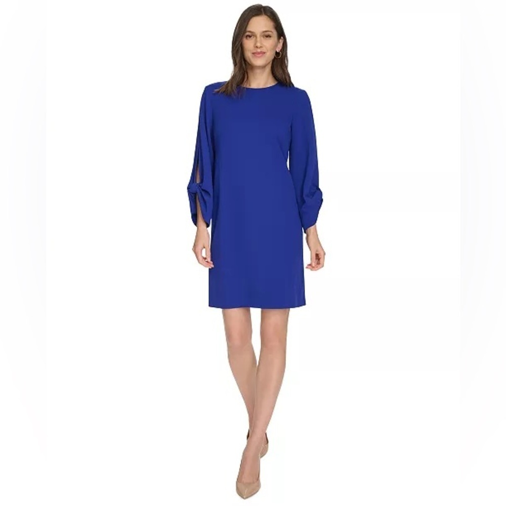 Calvin Klein Women's (C1) Blouson-Sleeve Shift Dress NWT size 16